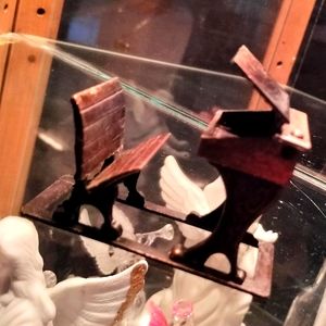 Holly Hobbie 1970s School Desk Metal Figurine